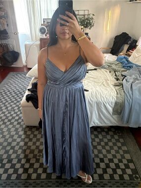 ASTR The Label Capitola Pleated Midi Dress